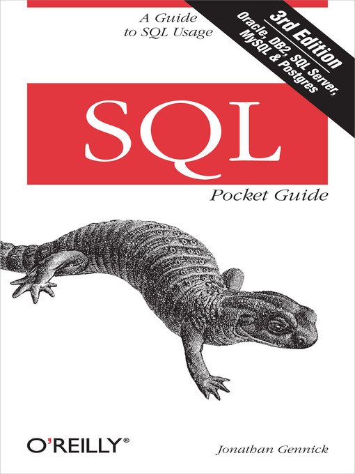 Title details for SQL Pocket Guide by Jonathan Gennick - Available